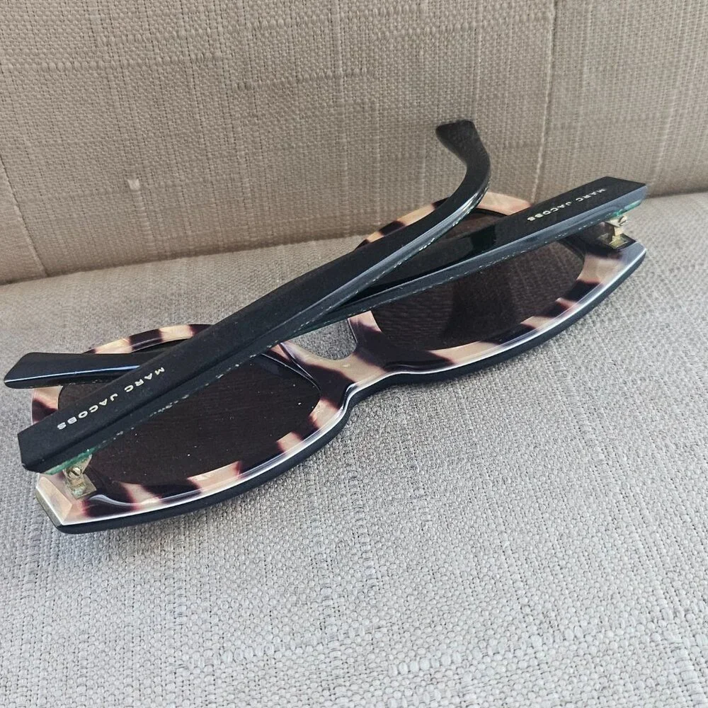 Marc Jacobs Women's Glasses Marc229/S Black Square Sunglasses - Picture 7 of 16